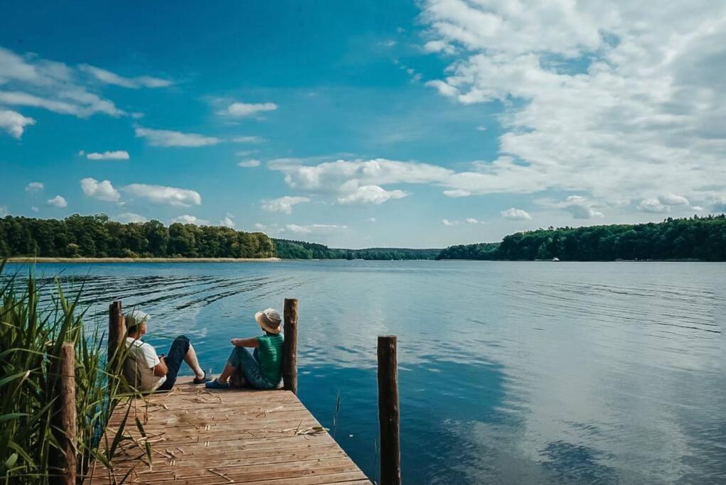 Holzhaus Direkt Am See Priepert المظهر الخارجي الصورة